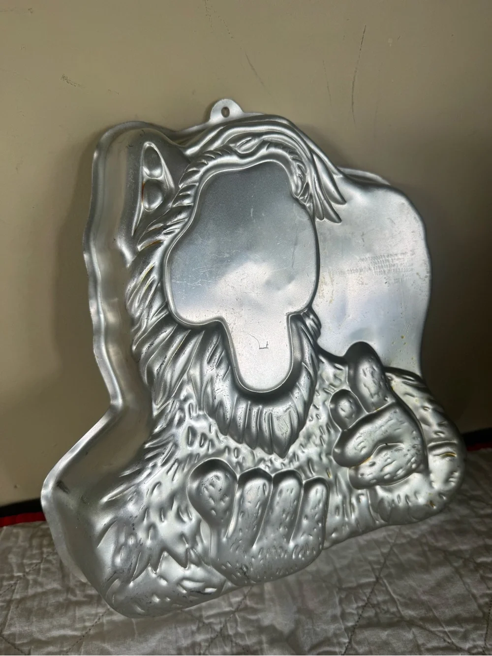 Wilton ALF Vintage Aluminum Character Cake Pan 502-2705 13x12in 2-Layer 1988